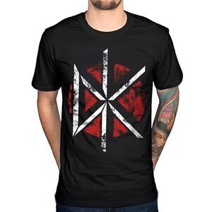 Dead Kennedys Unisex Adult Distressed Logo T-Shirt / Black/Red/White
